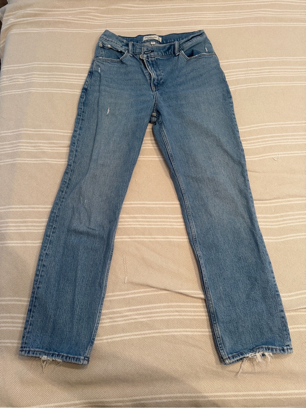 Abercrombie & Fitch Light Blue High-Rise Jeans